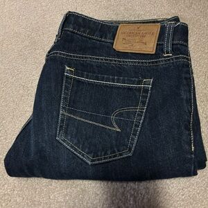 American Eagle Straight 77, dark blue jeans size 10s